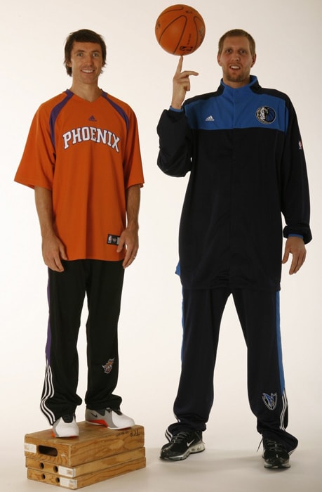 Steve Nash and Dirk Nowitzki